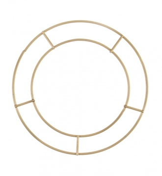 Gold Wire Wreath Base