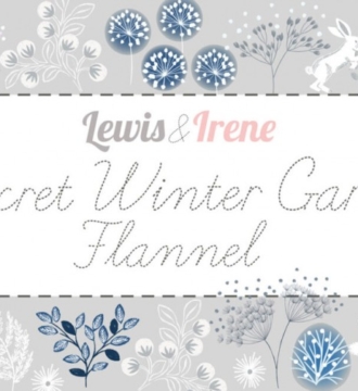 Lewis & Irene Secret Garden Flannel SOLD BY THE METRE