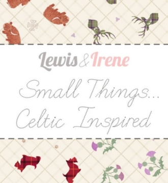 Lewis & Irene Small Things Celtic Inspired Scottie Dog Sold By The Metre