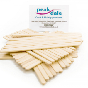 Wooden Construction Sticks Thin  Pack of 50