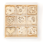 Wooden Shapes Box