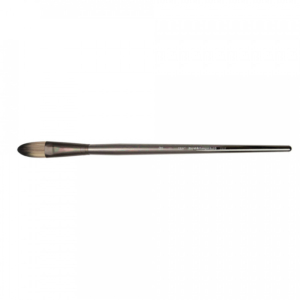 Zen™ Acrylic Synthetic Filbert Brush (Long Handle)