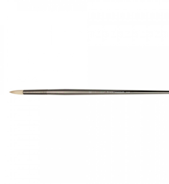 Zen™ White Bristle Round Brush (Long Handle)