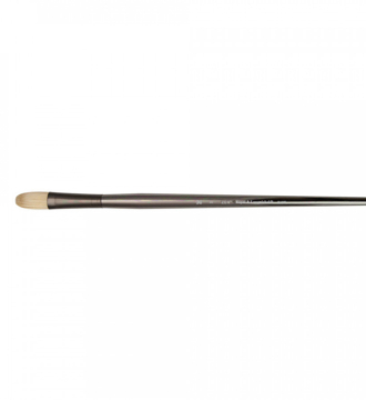 Zen™ White Bristle Filbert Brush (Long Handle)