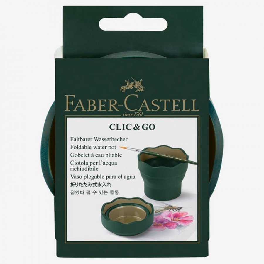 Faber Castell Clic & Go Foldable Pot & Brush Holder