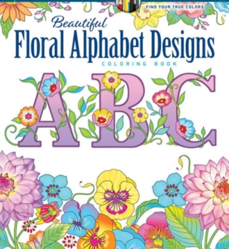 Beautiful Floral Alphabet Design