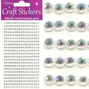 Stickers Eleganza Craft Gem Stickers 3mm
