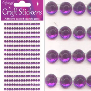 Stickers Eleganza Craft Sticker Gems 4mm