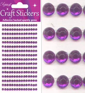 Stickers Eleganza Craft Sticker Gems 4mm