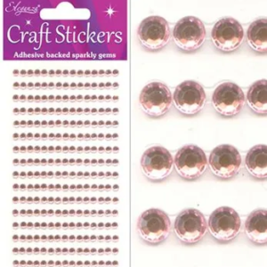 Eleganza Craft Stickers Diamante Green 4mm