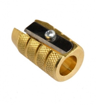 Pencil Sharpener Single Hole Brass Bullet
