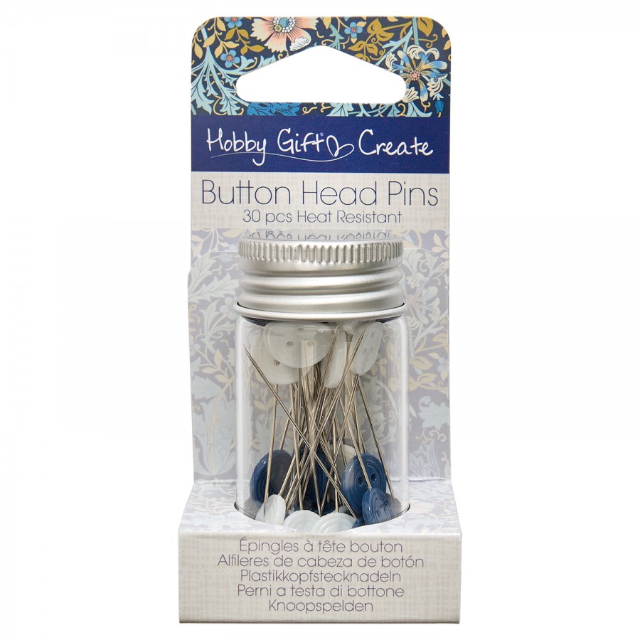 Button Head Pins - 30pk