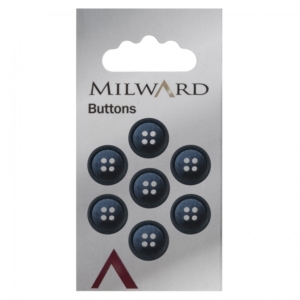 Buttons: Carded: 15mm: Pack of 7
