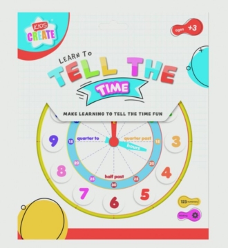 Learn to tell the time clock