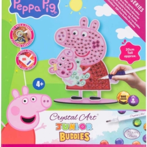 Peppa Pig Crystal Art Junior Buddies Peppa & Evie