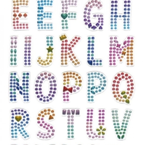 Crystal Alphabet Upper Case