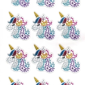 Crystal Unicorn Stickers