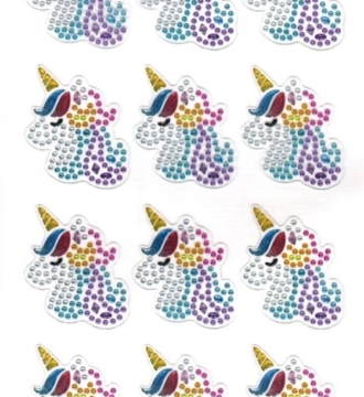 Crystal Unicorn Stickers