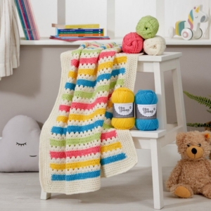 West Yorkshire Spinners Bo Peep Carnival Crochet Baby Blanket