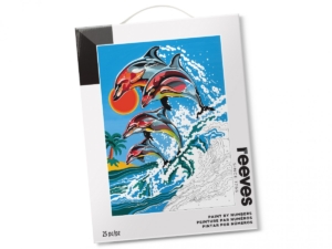 Reeves Paint by Numbers - Playful Dolphins