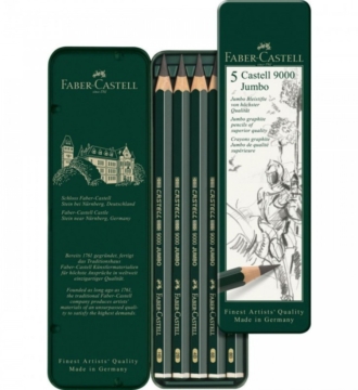 Faber Castell Castell 9000 Jumbo Pencils