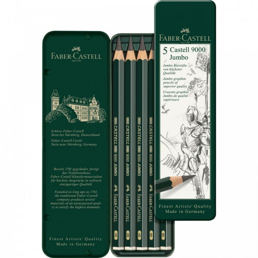 Faber Castell Castell 9000 Jumbo Pencils