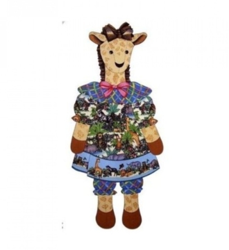 Ginger Giraffe Printed Panel
