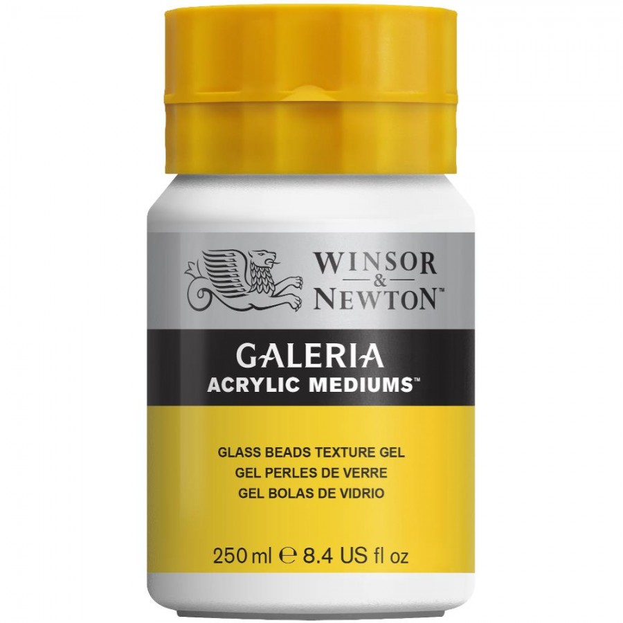 Winsor & Newton Galeria Glass Beads Texture Gel 250ml