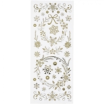 Gold Christmas Stickers
