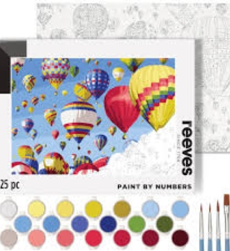 Reeves Paint by Numbers - Hot Air Balloons