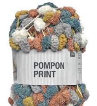 Rico Pompon Print Yarn