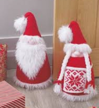James C Brett  Santa Doorstop Knitting Pattern JB810
