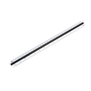 Jakar Triangular Scale Ruler 300mm - Engineer