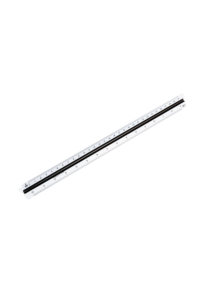 Jakar Triangular Scale Ruler 300mm - Engineer