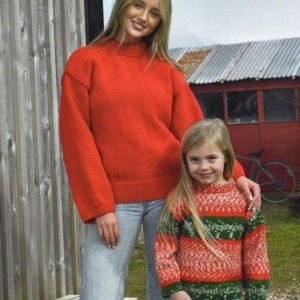 James C Brett Ladies & Girls Sweater Patterns JB919