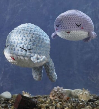 James C Brett Crochet Pattern JB939 Wendi & Willow Whale