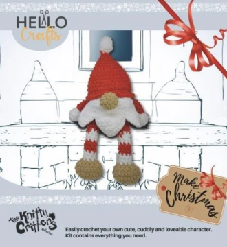 Knitty Critters Make Christmas Crochet Kit