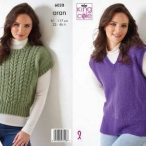 King Cole  Knitting Pattern 6020