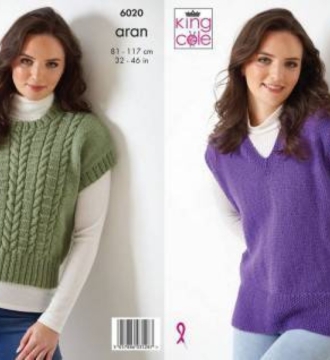 King Cole  Knitting Pattern 6020