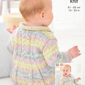 King Cole Baby Knitting Pattern 6464