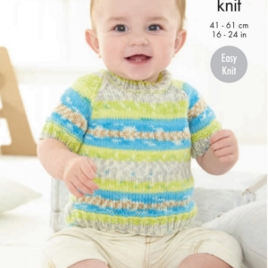 King Cole Baby Knitting Pattern 6465