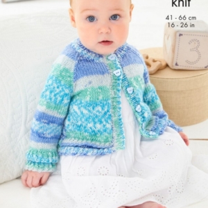 King Cole Baby Knitting Pattern 6466