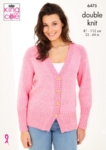 King Cole Knitting Pattern 6475