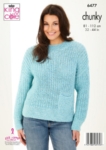 King Cole Knitting Pattern 6477
