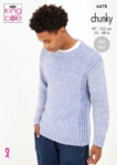 King Cole Knitting Pattern 6478