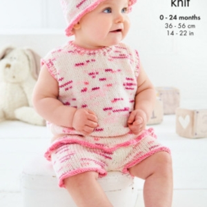 King Cole Baby Knitting Pattern 6535
