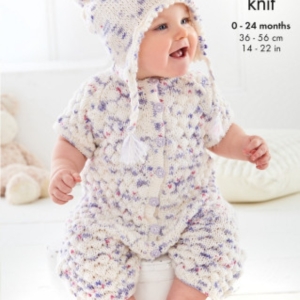 King Cole Baby Set Knitting pattern 6537