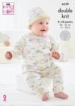 King Cole Baby Set Knitting Pattern 6539