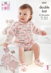 King Cole Baby Set Knitting Pattern 6541