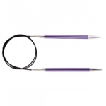 Knitting Pins: Circular: Fixed: Zing: 60cm x 7.00mm